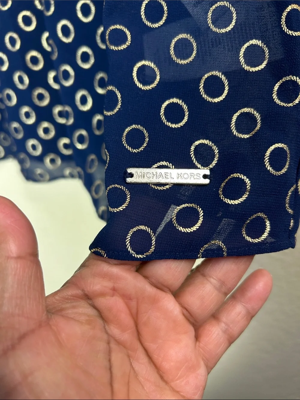 Michael Kors navy cold